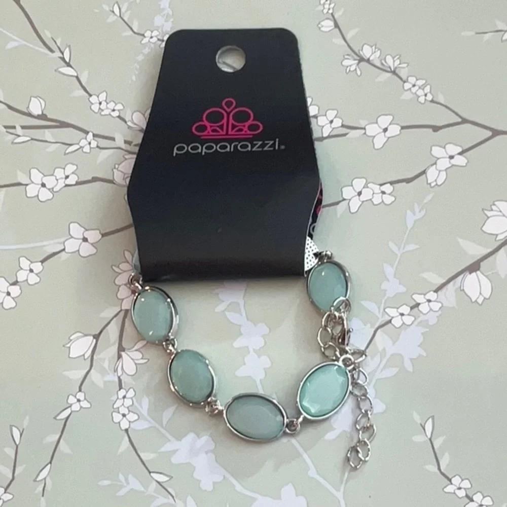 ❄️ Paparazzi | Blue and Silver Bohemian Bracelet Smooth Move